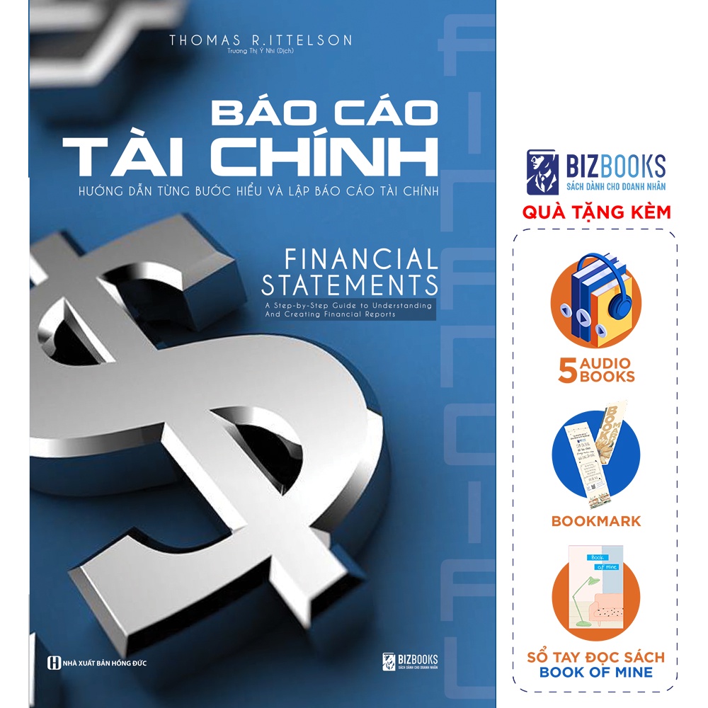 Sách - Báo Cáo Tài Chính - Bizbooks TẶNG kèm SỔ TAY ghi chép và Bookmark