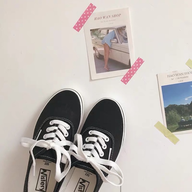 [ sẵn 35 36 38] Giày dáng vanzz colorful nữ | BigBuy360 - bigbuy360.vn