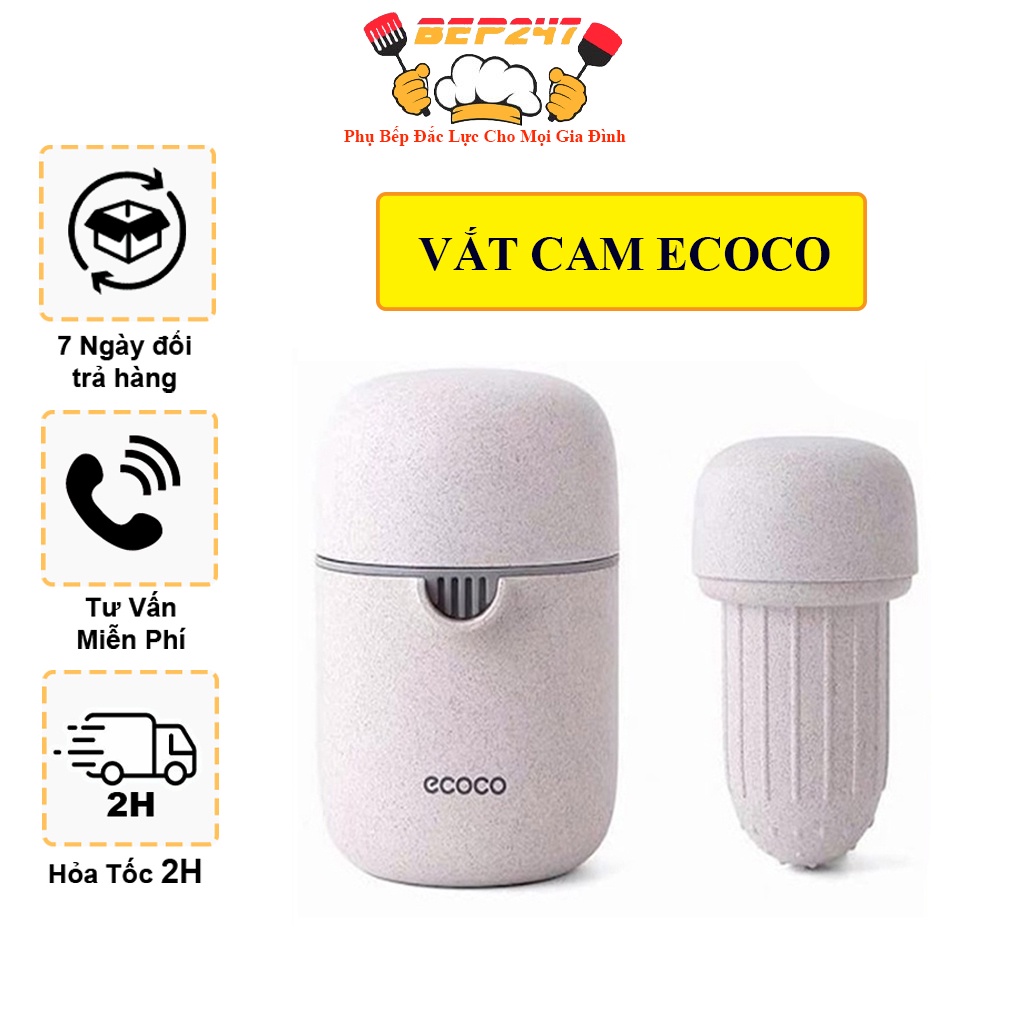 Máy Ép Trái Cây Máy Vắt Cam Mini Bằng Tay Ecoco, Máy Ép Hoa Quả Đa Năng Tiện Dụng An Toàn Sức Khỏe