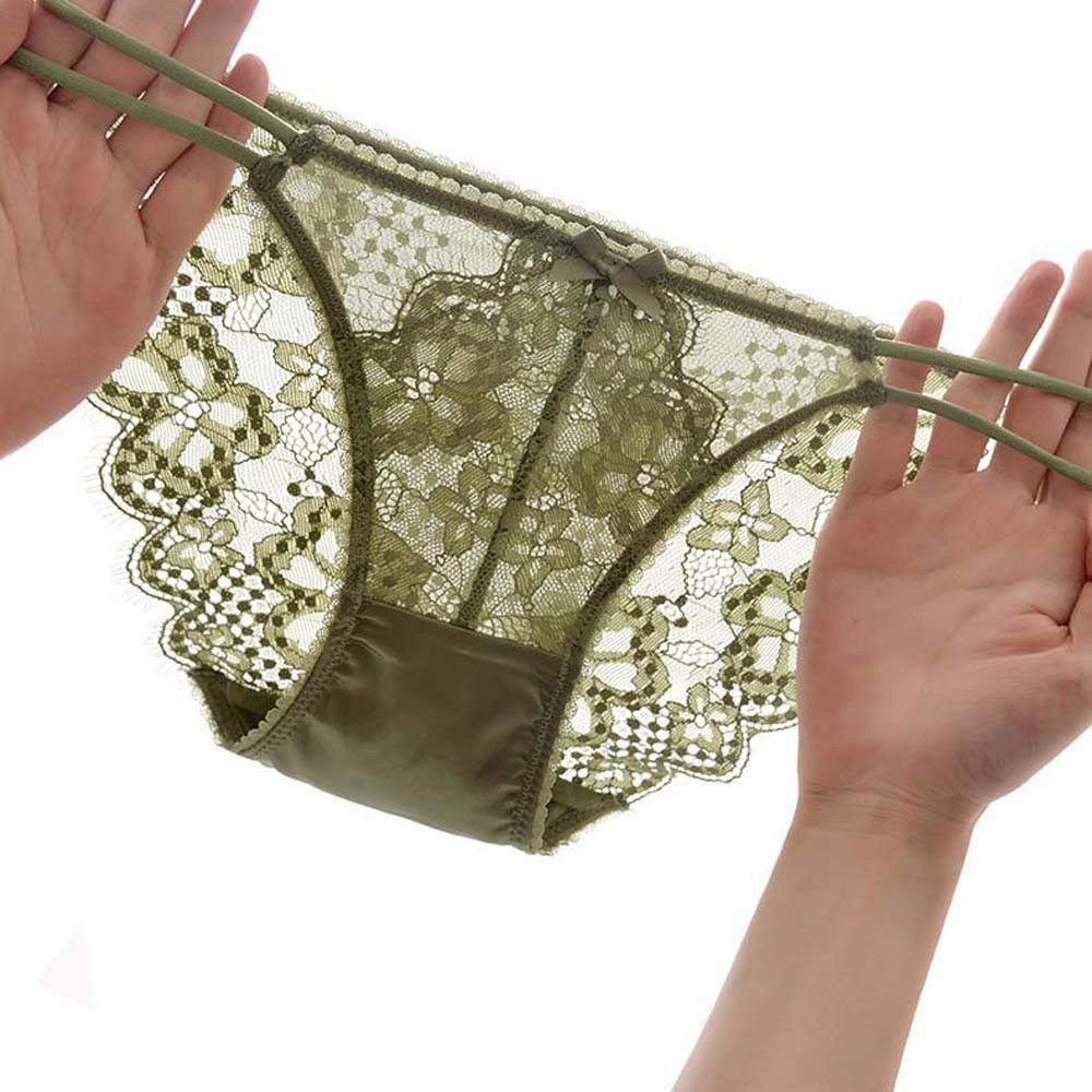 Quần Lót Cotton Không May Viền Lưng Thấp Phối Ren Phong Cách Quyến Rũ Cho Nữ | BigBuy360 - bigbuy360.vn