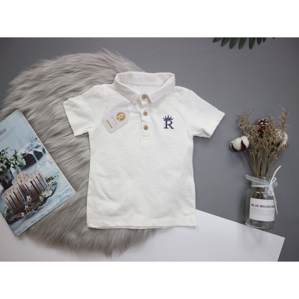 Áo Pumy Tay Ngắn Cổ Bẻ Thun Cotton 6 Tháng – 5 Tuổi (RTN3812)- Royal KIDS