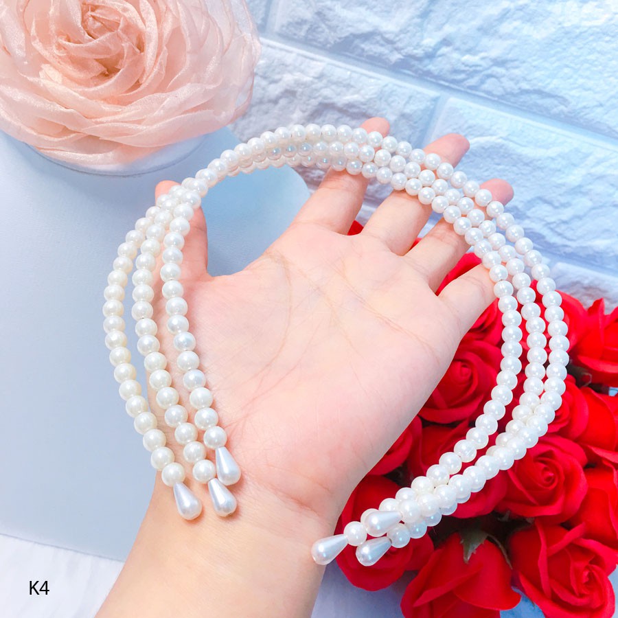 Băng đô trơn phong cách Hàn Quốc nhân tạo K4