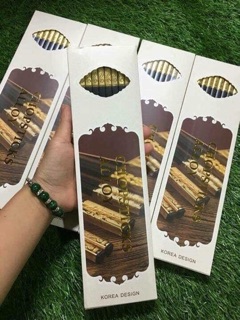 ĐŨA HỢP KIM MẠ VÀNG ( 10 đôi )