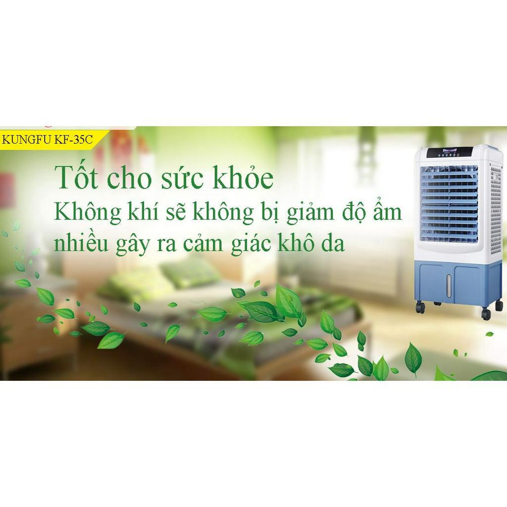 Quạt điều hòa hơi nước KUNGFU KF-35C Việt Nam - Hàng chính hãng - Quạt hơi nước công suất mạnh, Bảo hành 12 tháng