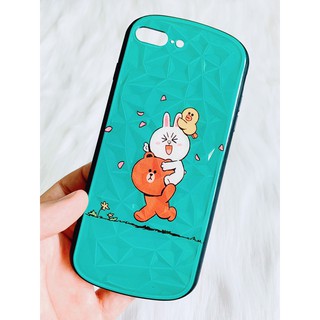 Ốp lưng iphone 7 plus/8 plus vân kim cương cao cấp