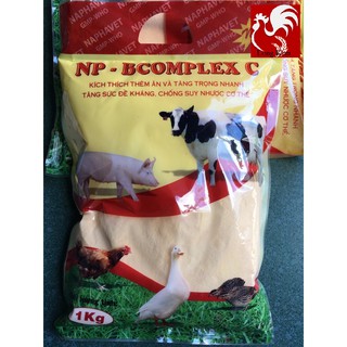 Tăng trọng, tăng đề kháng gà, heo NP-BCOMPLEX C 1KG