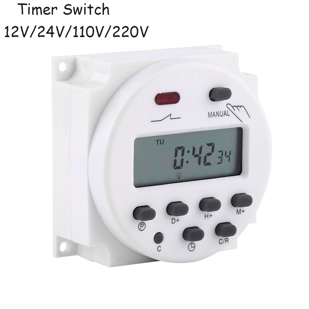 Công tắc rơ le điện hàng tuần 12V-220V CN101A thích hợp để dùng trong nhà/văn phòng