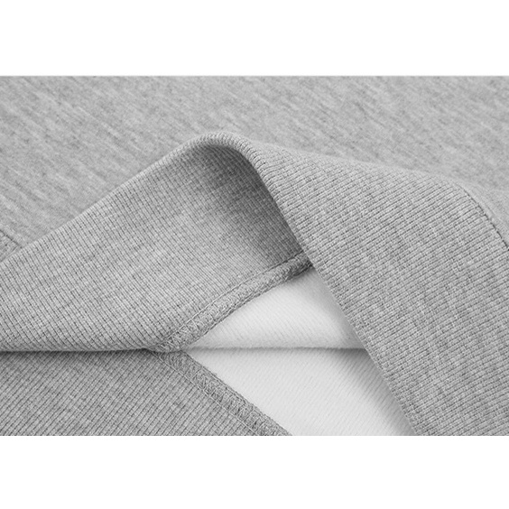 Áo sweater unisex, áo nỉ sweater form rộng Nelly Heybig chính hãng streetstyle in hình gấu cute màu xám S2