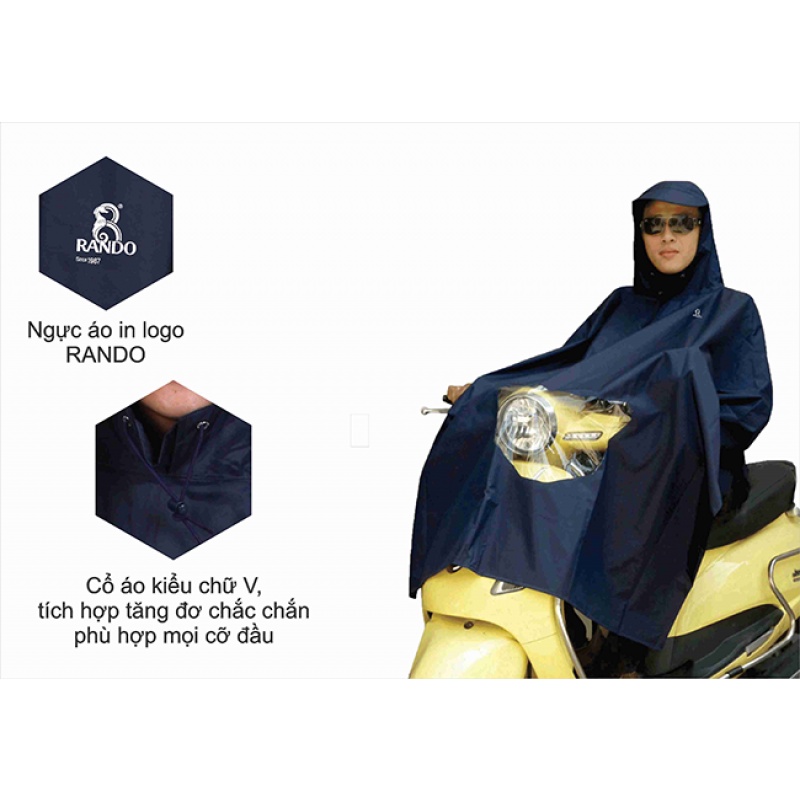 ÁO MƯA PONCHO VẢI BEST KIẾNG - ÁO MƯA RANDO