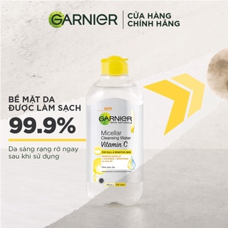 Nước Tẩy Trang Garnier Vitamin C Làm Sáng Da 400ml