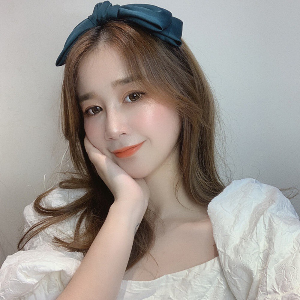 Băng Đô Cài Tóc Thắt Nơ Phong Cách Cổ Điển Dễ Thương Dành Cho Nữ Mihan1