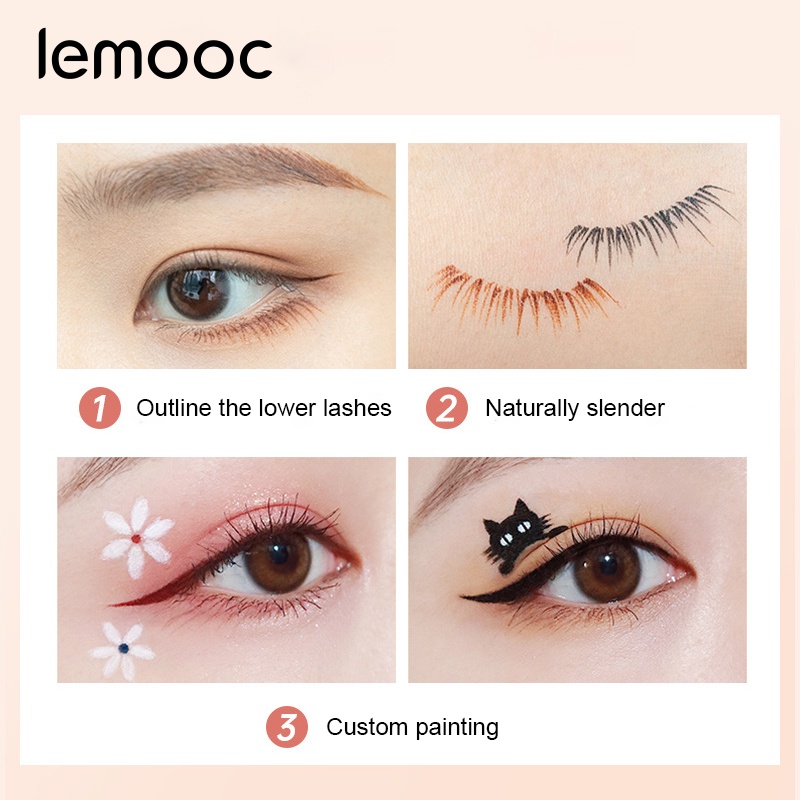 Bút Kẻ Mắt Dạng Lỏng Siêu Mịn Chống Thấm Nước Lâu Trôi Mịn Màng