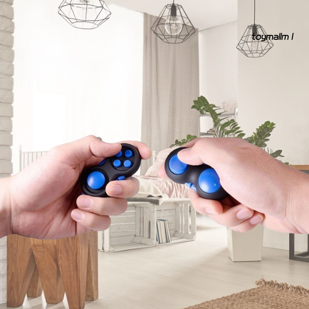 toymall Fidget Pad Portable Stress-relieving 4 Buttons Game Joystick Stress Reliever for Teens