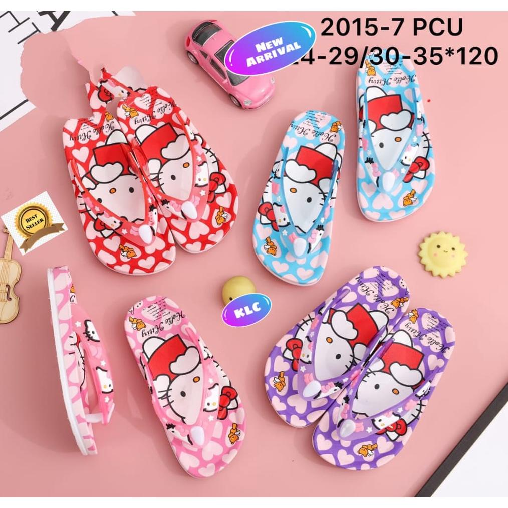 Giày Sandal Cao Su Hình Nhân Vật Hello Kitty Cho Nữ Sản Phẩm Mới Nhất