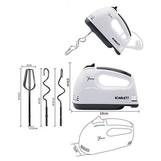 Máy đánh trứng cầm tay scarlet 7 tốc độ