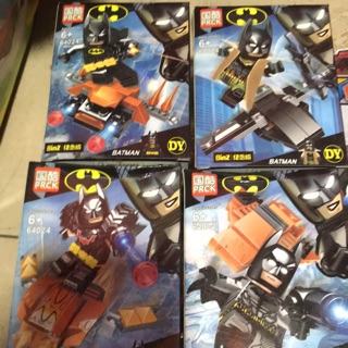 Combo 4 hộp lắp ghép Batman mẫu mới