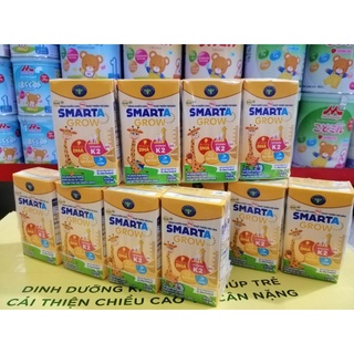 Combo 3 lốc sữa pha sẵn smarta grow loại 110ml/ 1 hộp
