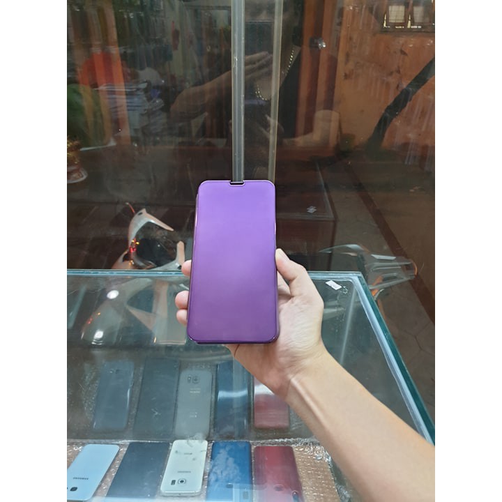 Bao da Clear view Standing Oppo F9