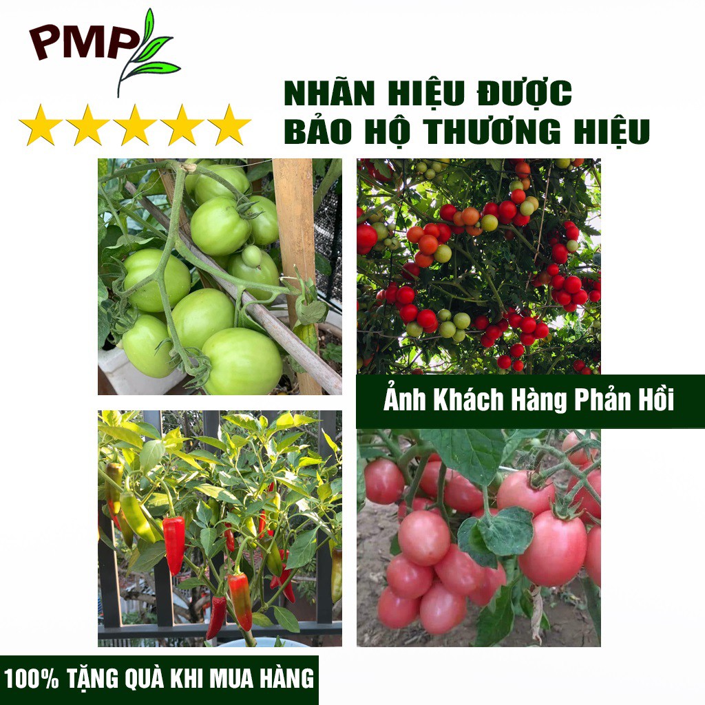 Phân Hữu Cơ PMP Dạng Viên Nén Tan Chậm Từ Nhật Bản, Chuyên Dụng Cho Hoa Hồng, Rau Sạch, Cây Cảnh 1Kg