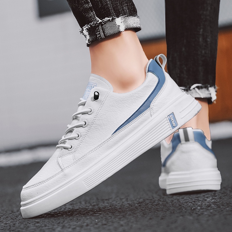 Giày thể thao nam, sneaker da cao cấp, trẻ trung, phối đồ cực đỉnh (BN0113)