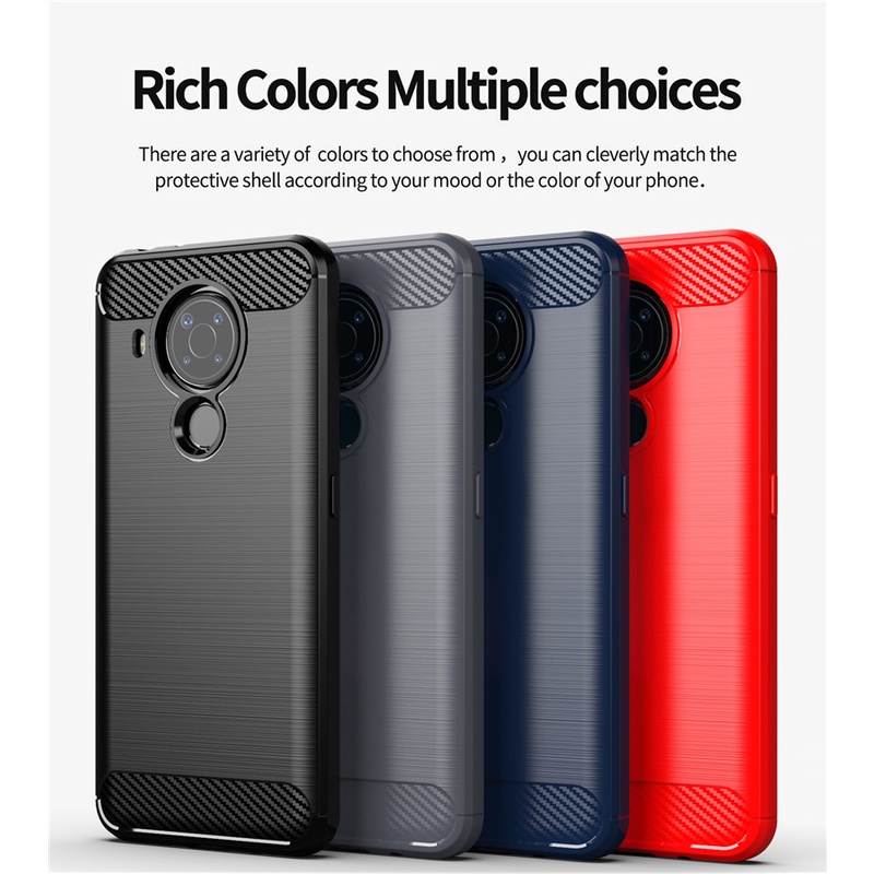 Ốp Điện Thoại Silicone Mềm Chống Sốc Cho Nokia 5.4 5.4 1.4 3.4 2.4 5.3 6.2