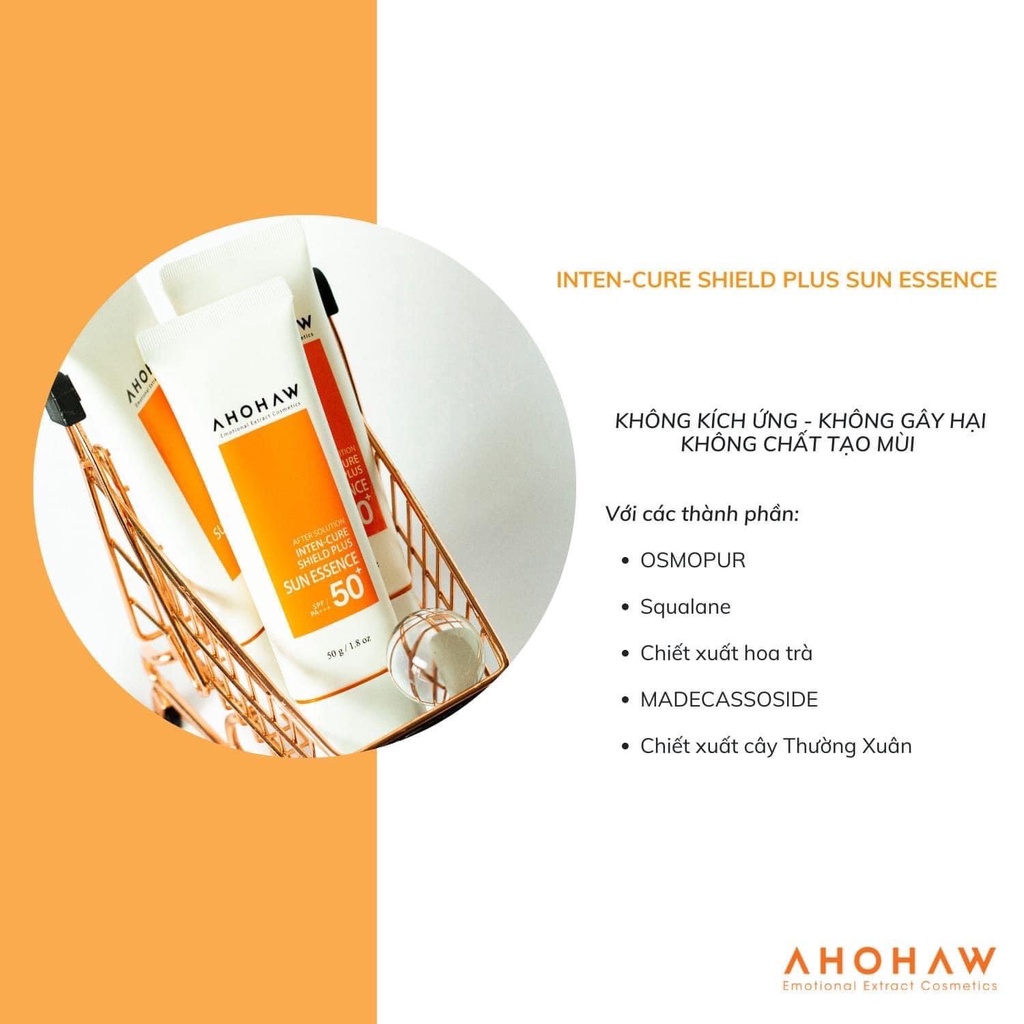 Kem Chống Nắng AHOHAW SPF 50+/PA+++ Sun Essence 50ml HÀN QUỐC