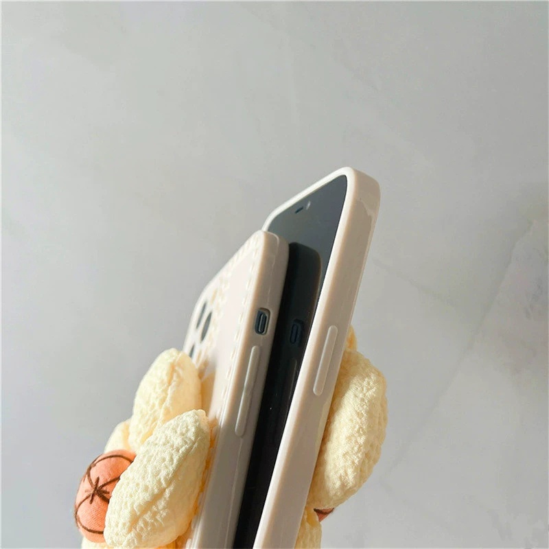 Ốp điện thoại TPU dẻo đính hoa 3D thích hợp cho IPHONE 13 PRO MAX 12 PRO MAX 11 PRO MAX XS MAX XR X 7 8 PLUS 6 6S PLUS
