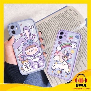 Ốp lưng oppo A15/A54/Reno 5/A5s/A7/A12/A3S/A5/A52/A92/A91/A31 2020/A5 2020/A9 2020/A53/F9 mẫu nhám Thỏ Mèo