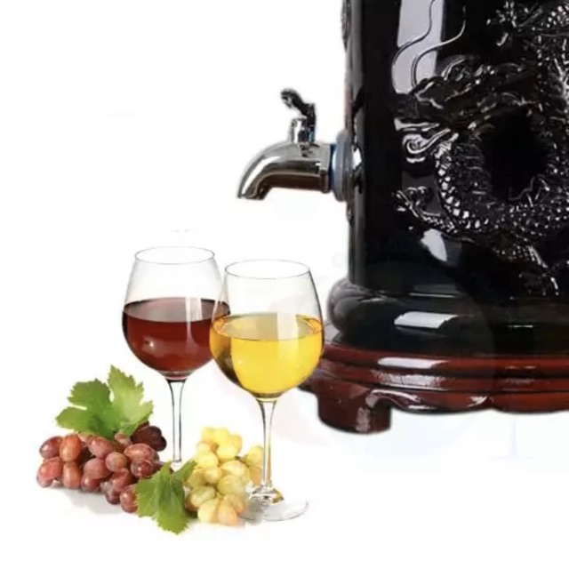 Bình Ngâm Rượu Thuỷ Tinh Trụ Rồng Có Vòi 6L/8L/10L/12L/15L/19L | BigBuy360 - bigbuy360.vn