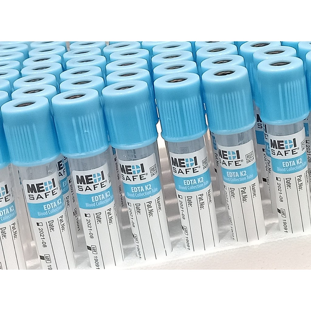 Ống nghiệm EDTA chống đông máu MEDISAFE các loại