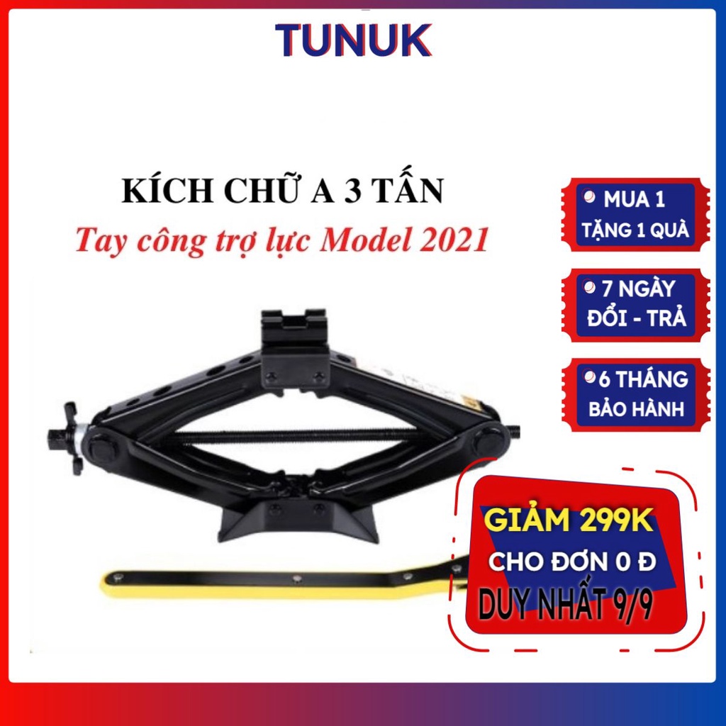 Kích chữ A  TUNUK , kích Xếp , Con Đội, kít ô tô, xe máy 3 tấn 2 tấn