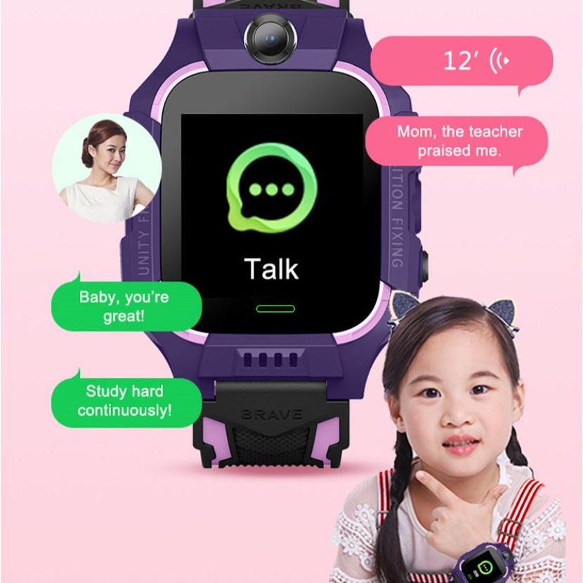 Đồng hồ đeo tay thông minh IMOO Z6 SOS chống lạc chống thấm nước phong cách Hàn Quốc cho bé