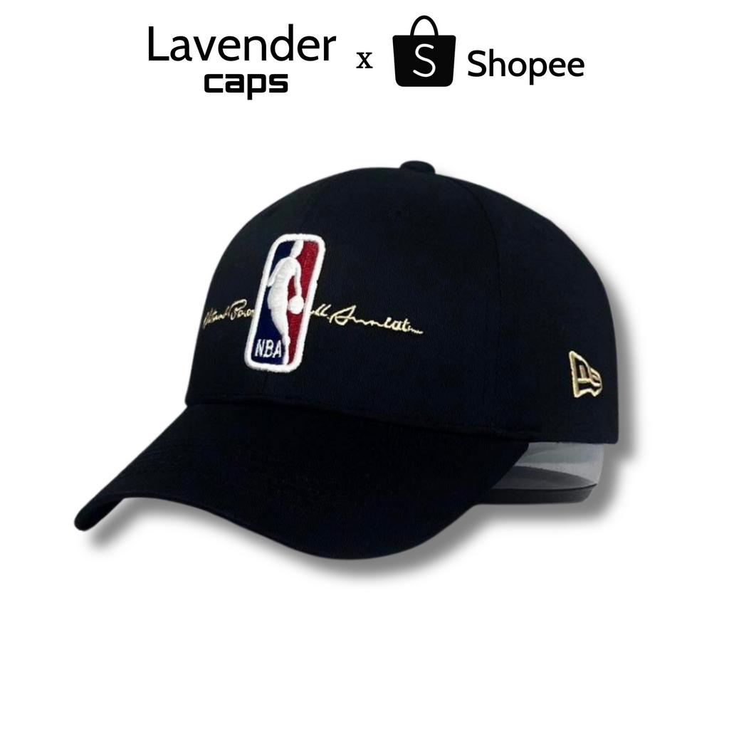 Nón kết Mũ lưỡi trai NBA đen logo thêu dành cho nam nữ Free size