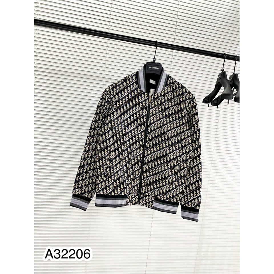 Áo Khoác Bomber Nam Di.or Phối Họa Tiết Dập Vân . Áo Khoác Bomber Di.or Cao Cấp Dành Cho Nam - MINH TÂY STORE