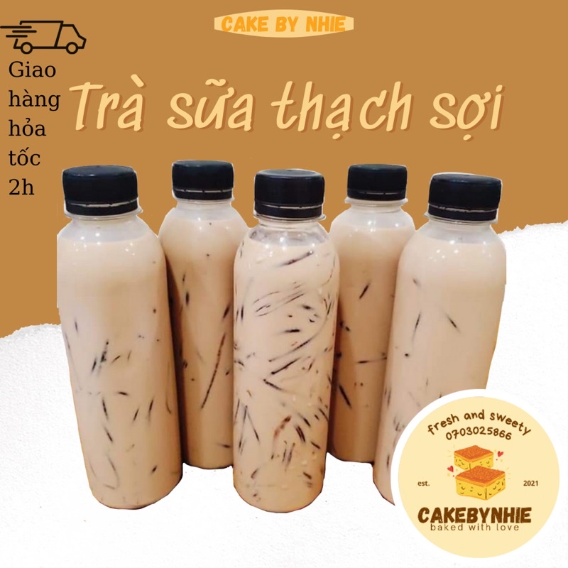 Trà sữa nguyên chất nhà làm siêu béo, siêu ngonn 1 chai thành 2ly