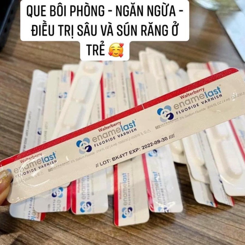 [Hàng AUTH] Kem bôi Vecni flour phòng bảo vệ răng loại 1, tip thuốc chống sâu răng, giảm ê buốt hàng chuẩn Mỹ