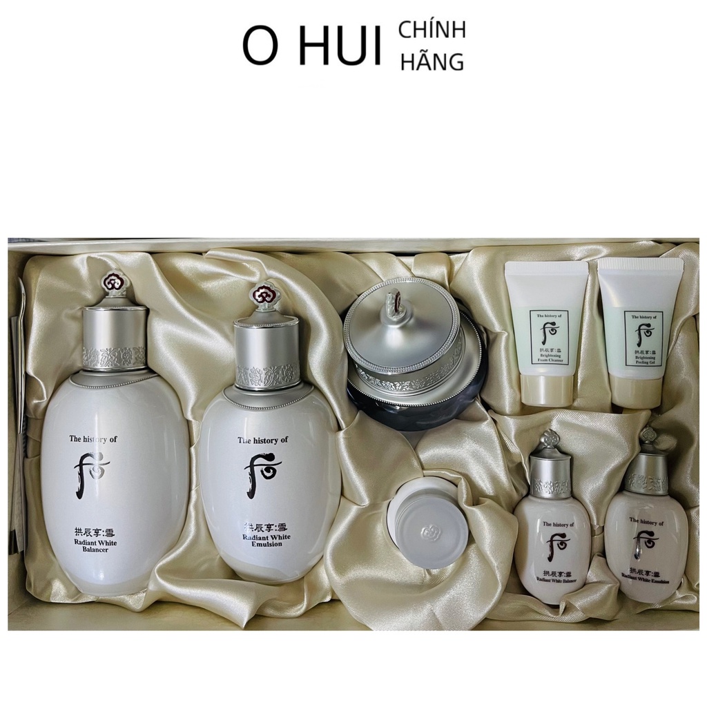 Bộ dưỡng trắng da Whoo Gọnginhyang Seol set 6 sản phẩm, đẩy lùi tàn nhang, thâm nám - Nhã Khanh Ohui