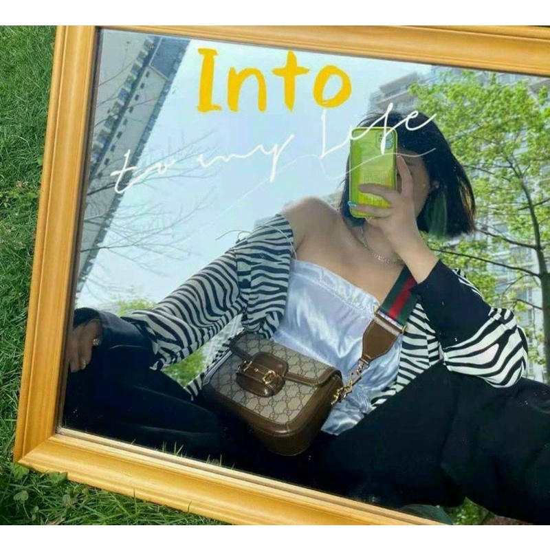 Túi chéo nữ G.C hàng super sz20cm bản mới nhất 2 dây fullbox vip