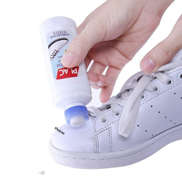 Nước lau giày và túi xách siêu sạch PLAC chính hãng Anh Quốc cam kết loại bỏ mọi vết bẩn, ố trên giày túi,