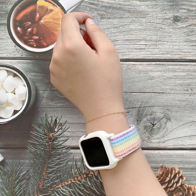 Ốp Bảo Vệ Bằng Silicon Mềm Thoáng Khí Cho Apple Watch 38 / 40 / 41mm 42 / 44 / 45mm IWatchSeries 8 / 7 / SE / 6 / 5 / 4 / 3 / 2 / 1