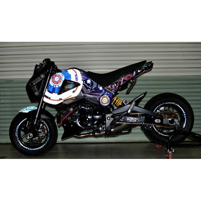 Tem trùm xe MSX mẫu khách yêu cầu