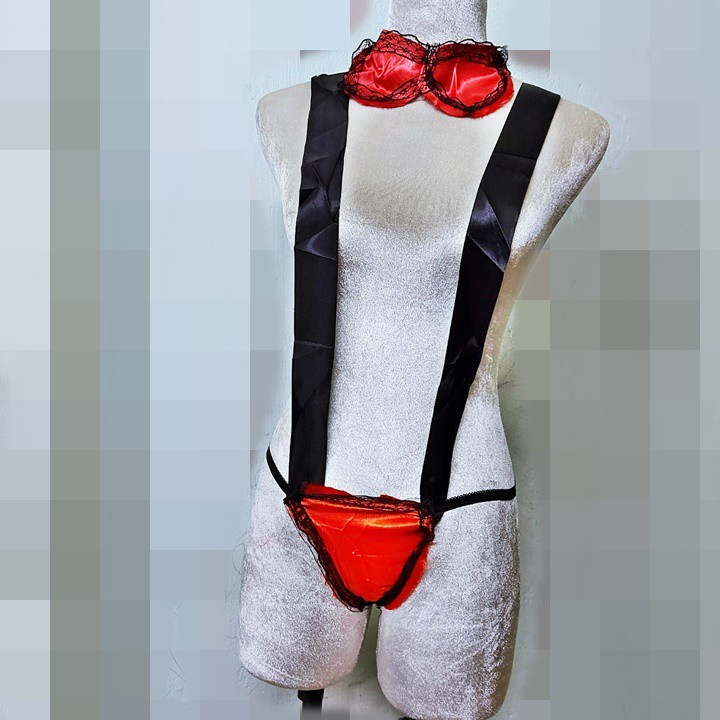 Đồ ngủ nơ trái tim che mắt sexy