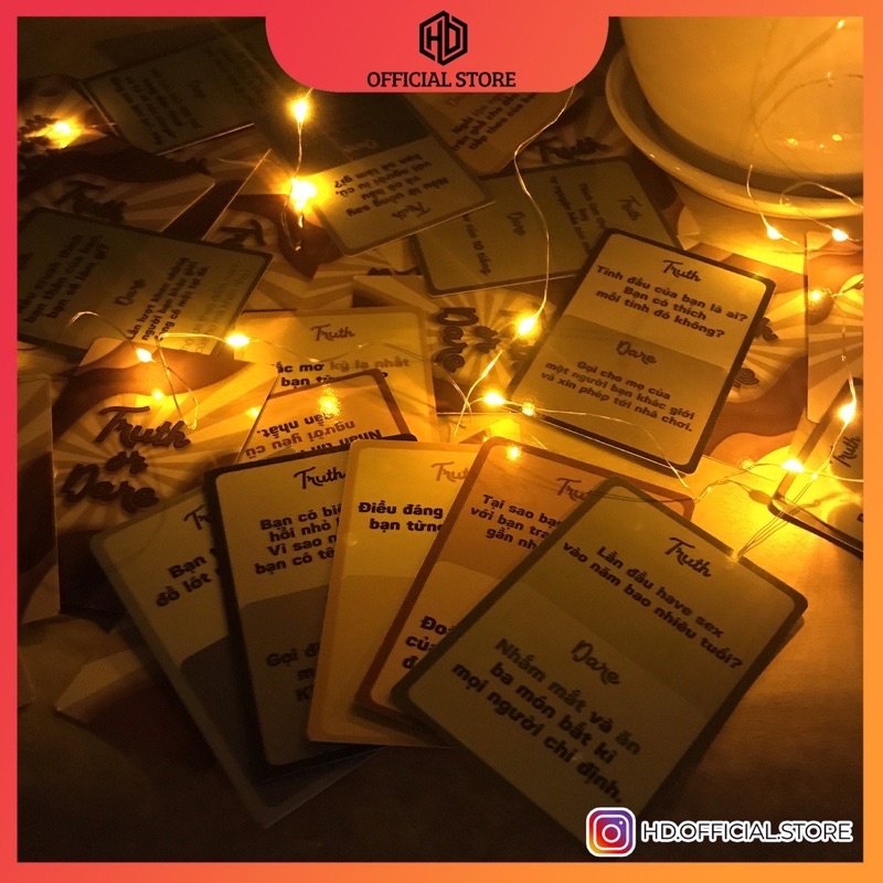 Bộ Bài Nói Hay Làm - Truth Or Dare Việt Hóa Drinking Card Game, Hot Trend Đi Nhậu Tạo Sự Thú Vị Gắn Kết Tình Bạn