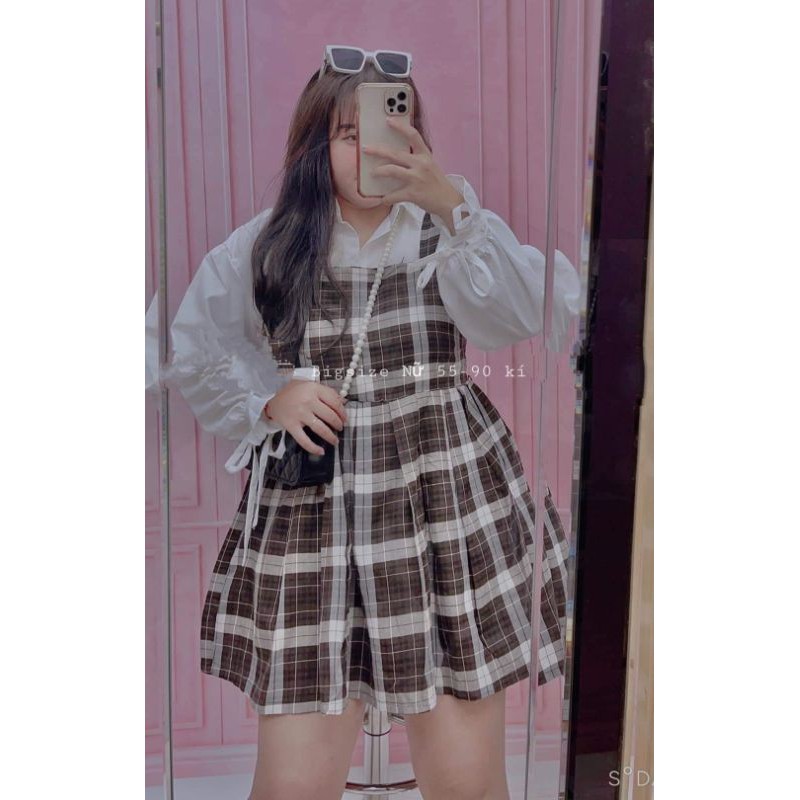 Đầm caro bigsize