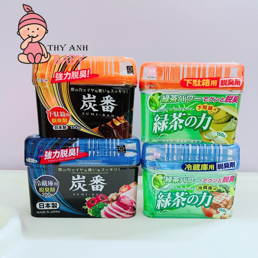 Khử Mùi Tủ Lạnh/ Tủ Giầy KOKUBO Than Hoạt Tính Nhật Bản
