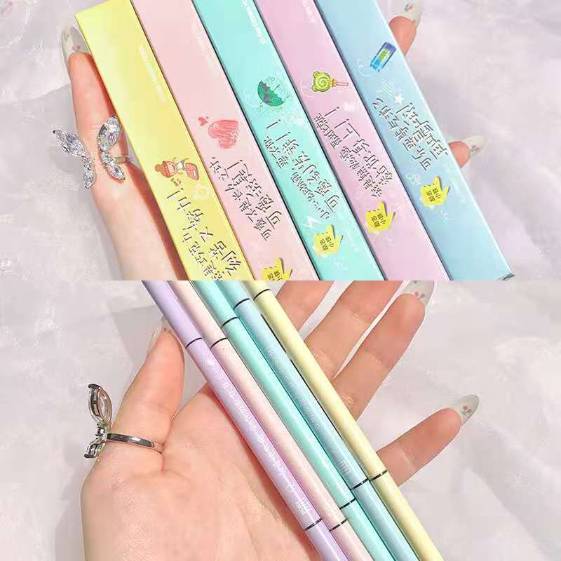 [Hàng mới về] Bút kẻ mày XIXI siêu mịn thiết kế 2 đầu dễ lên màu chống nước chống phai màu | BigBuy360 - bigbuy360.vn