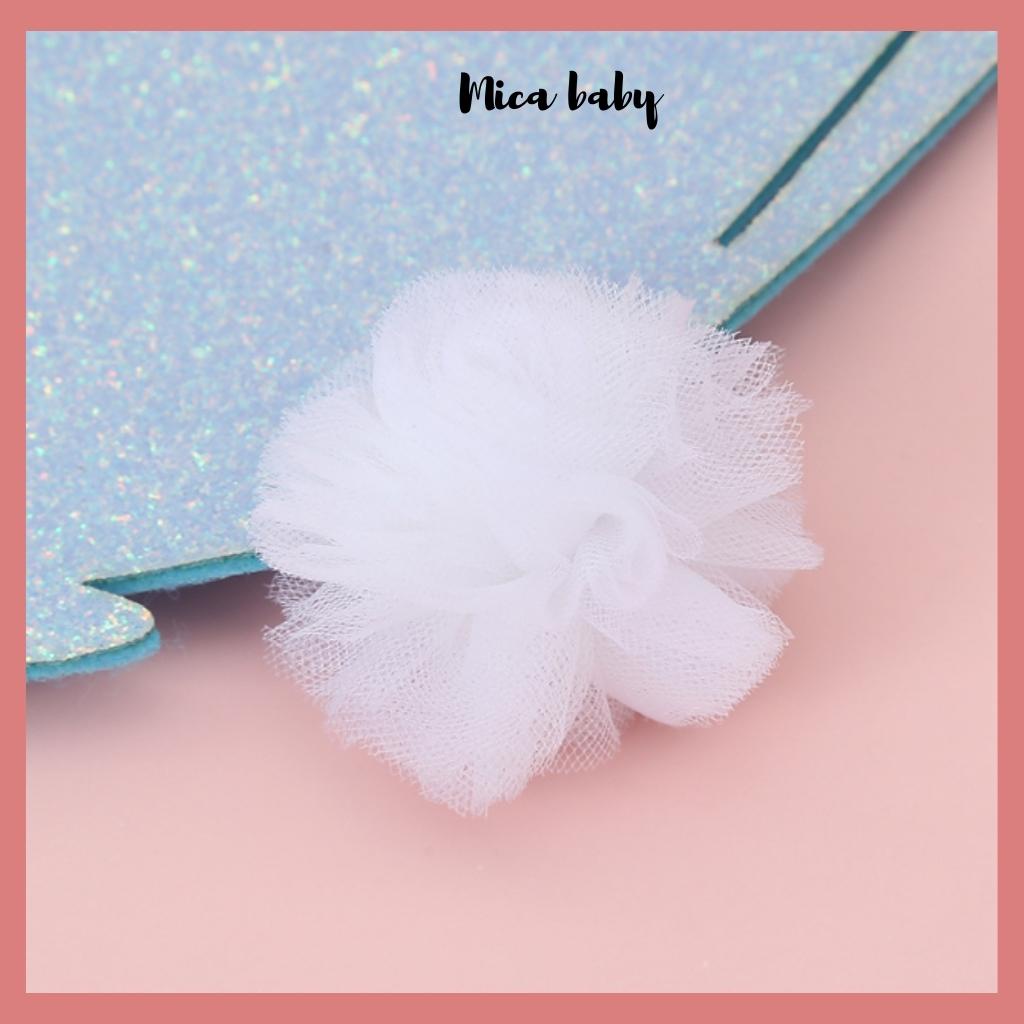Băng đô mũ chóp đính bông lấp lánh, nón trang trí sinh nhật cho bé BD62 Mica baby