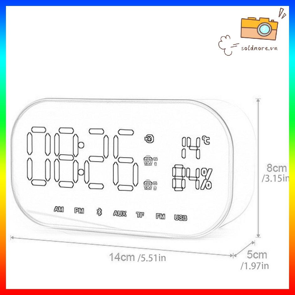 Đồng Hồ Báo Thức Để Bàn S2 Không Dây 4.2