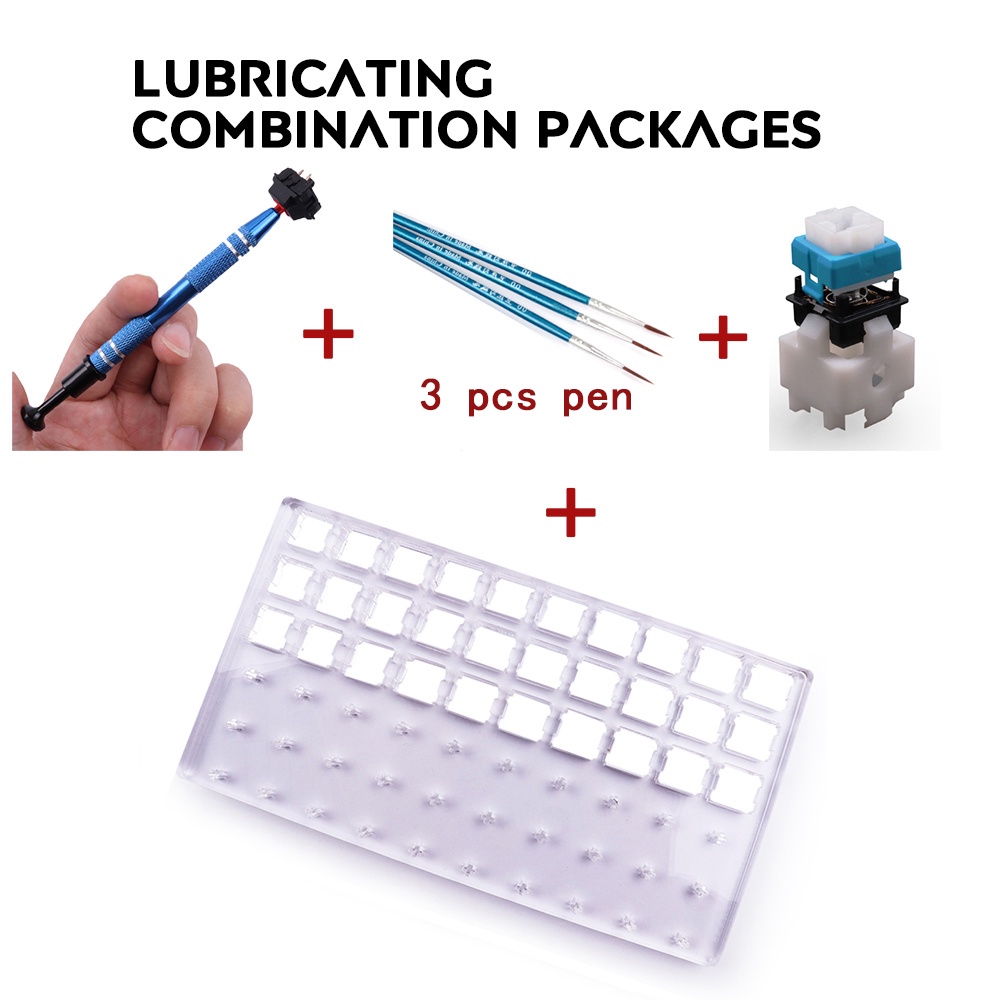 Bộ 30 Công Tắc Kiểm Tra Chất Lube DIY Có Vỏ Tháo Rời Cho Bàn Phím Cơ Cherry Kailh