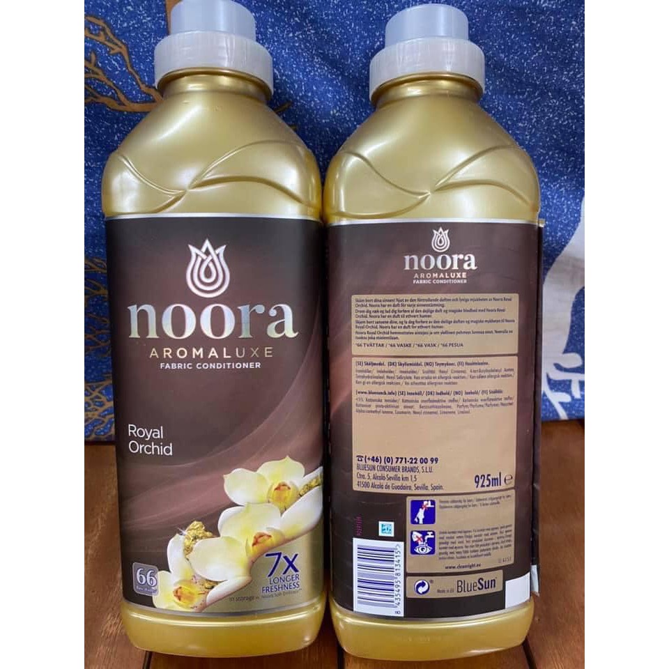 Xả vải Noora 925ml- vàng - nội địa Đức